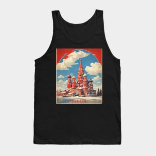 Nizhegorodskaya Yarmarka Russia Vintage Tourism Poster Tank Top